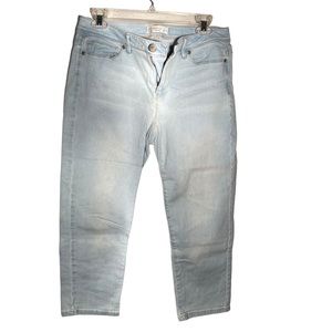 J Jill Jeans Authentic Fit Cropped Light Blue NWOT